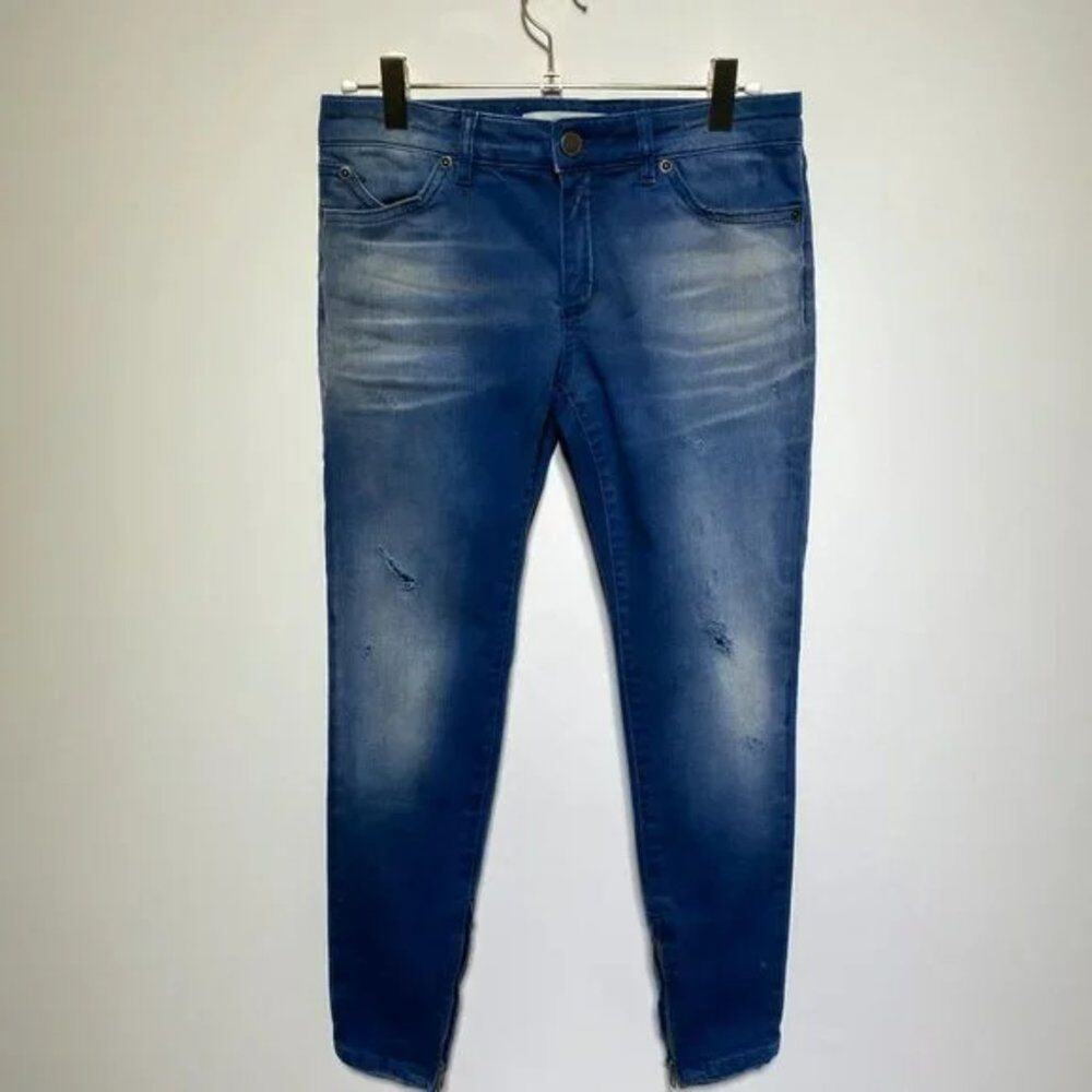 Superfine Womens Blondie Blue Denim Jeans Size W 26